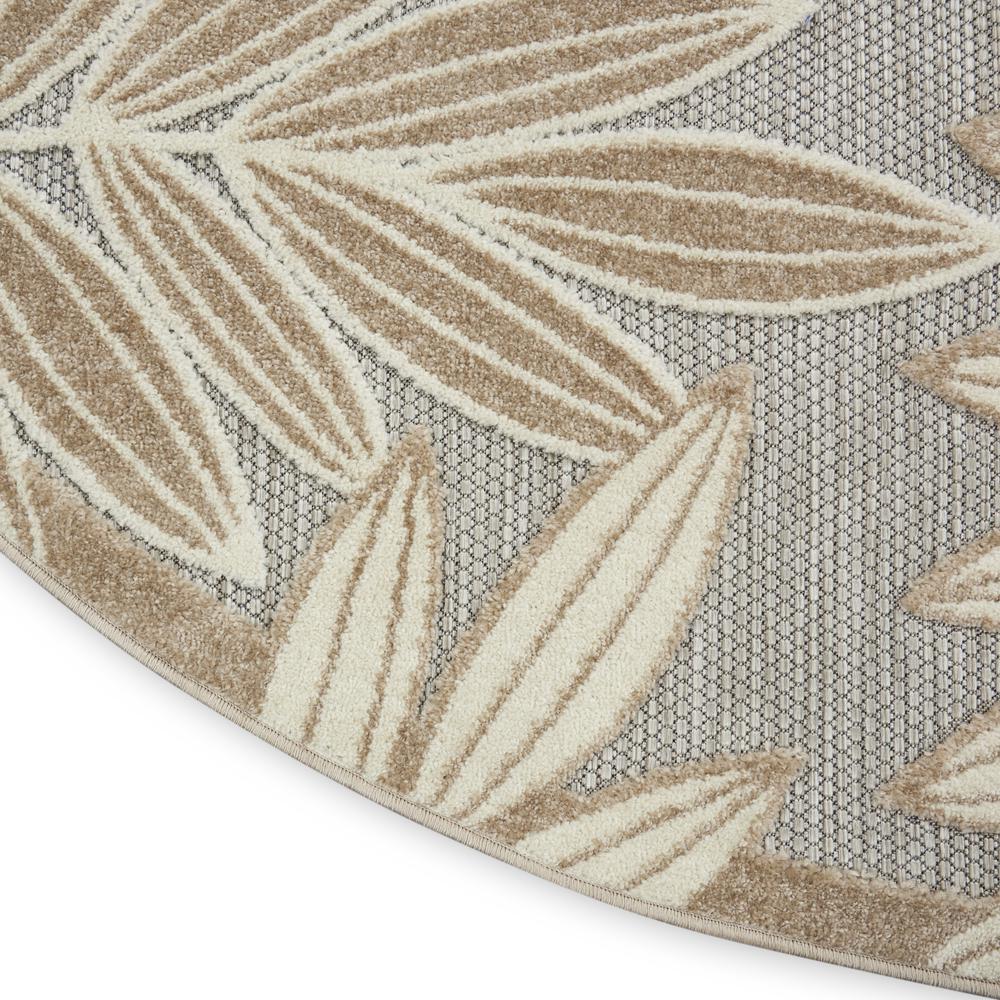ALH18 Aloha Natural Area Rug- 4' x round. Picture 5
