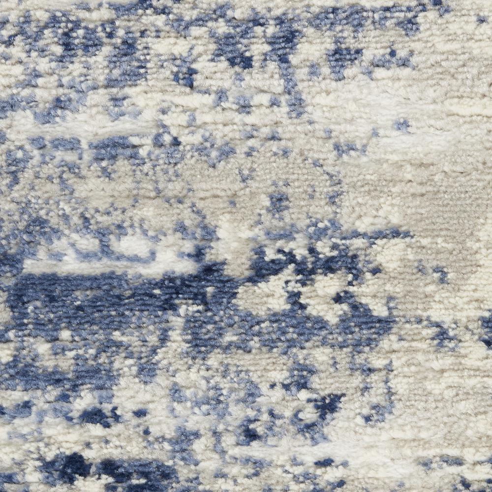 CYR04 Cyrus Ivory/Navy Area Rug- 5'3" x 7'3". Picture 6