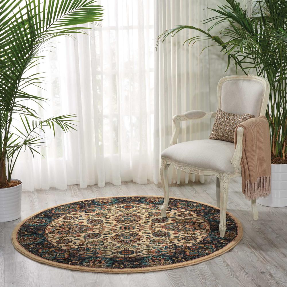 Nourison 2020 Area Rug, Ivory, 7'5" x ROUND. Picture 2