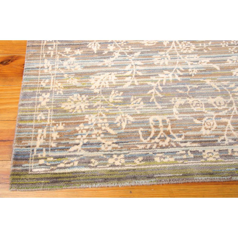 Rhapsody Area Rug, Blue/Moss, 9'9" x 13'. Picture 3