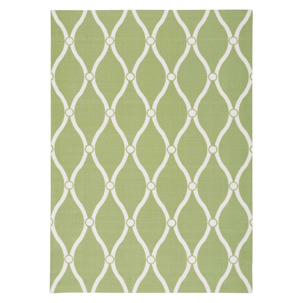 Home & Garden Area Rug, Green, 7'9" x 10'10". Picture 1