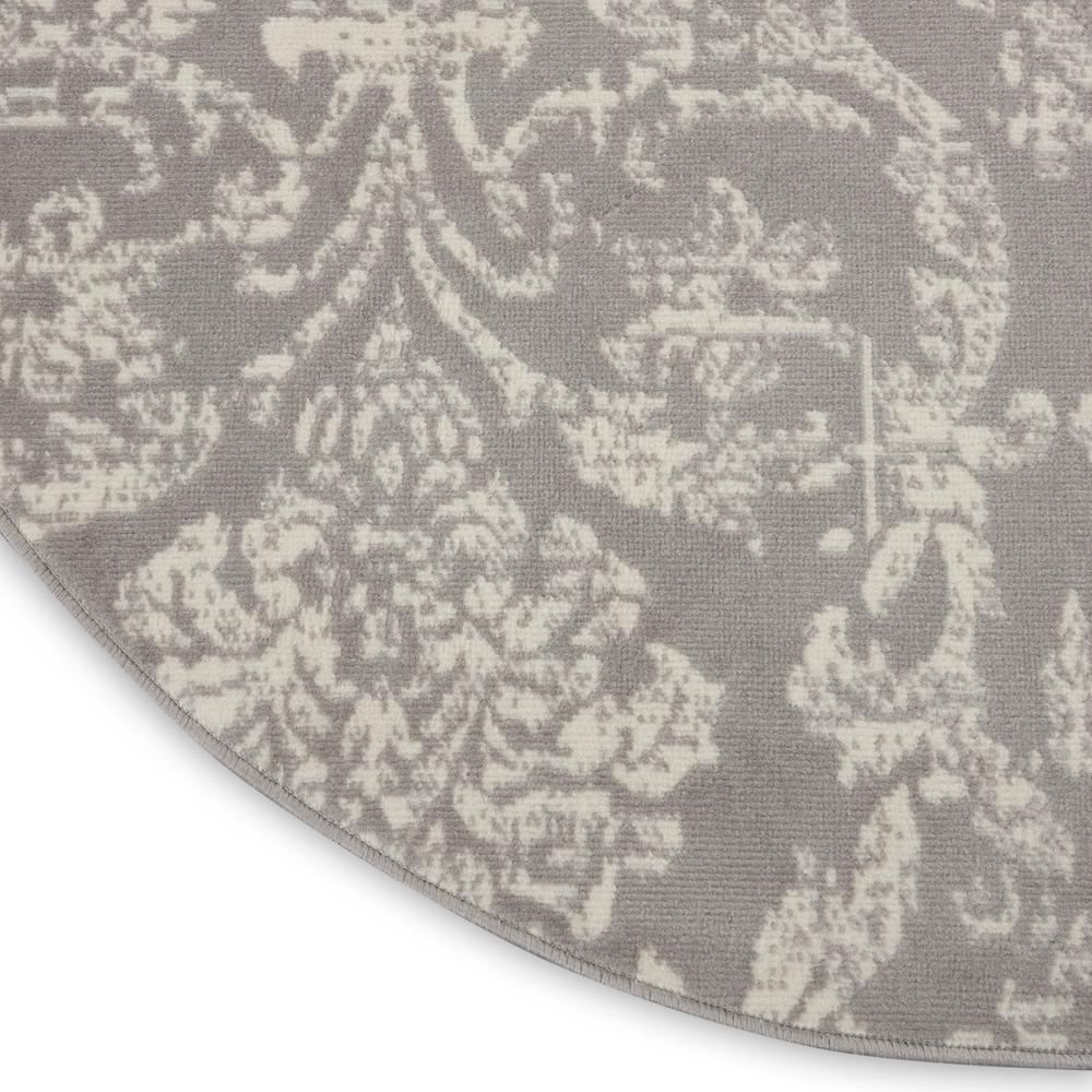 Jubilant Area Rug, Grey, 5'3" x ROUND. Picture 7