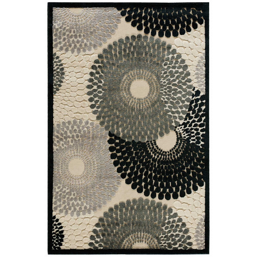 Graphic Illusions Area Rug, Parchment, 3'6" x 5'6". Picture 1