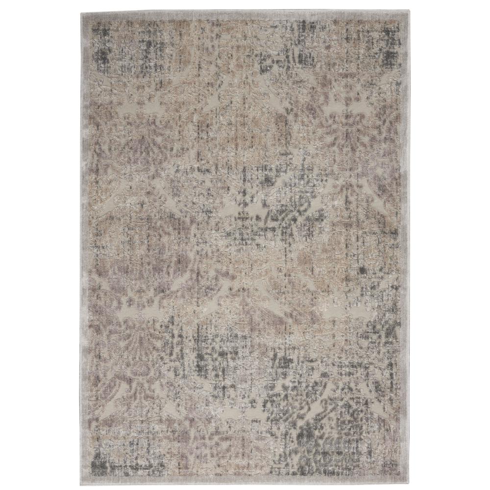 Graphic Illusions Area Rug, Grey, 5'3" x 7'5". Picture 1