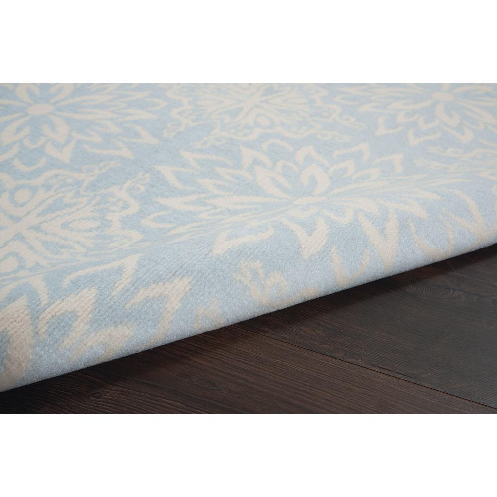 Jubilant Area Rug, Ivory/Light Blue, 5'3" x 7'3". Picture 7