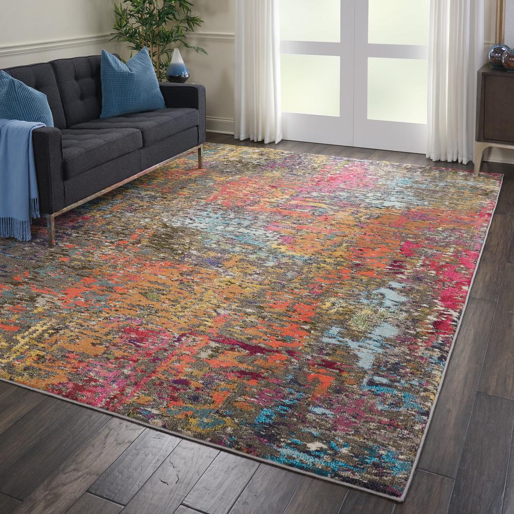 Celestial Area Rug, Sunset, 7'10" x 10'6". Picture 6