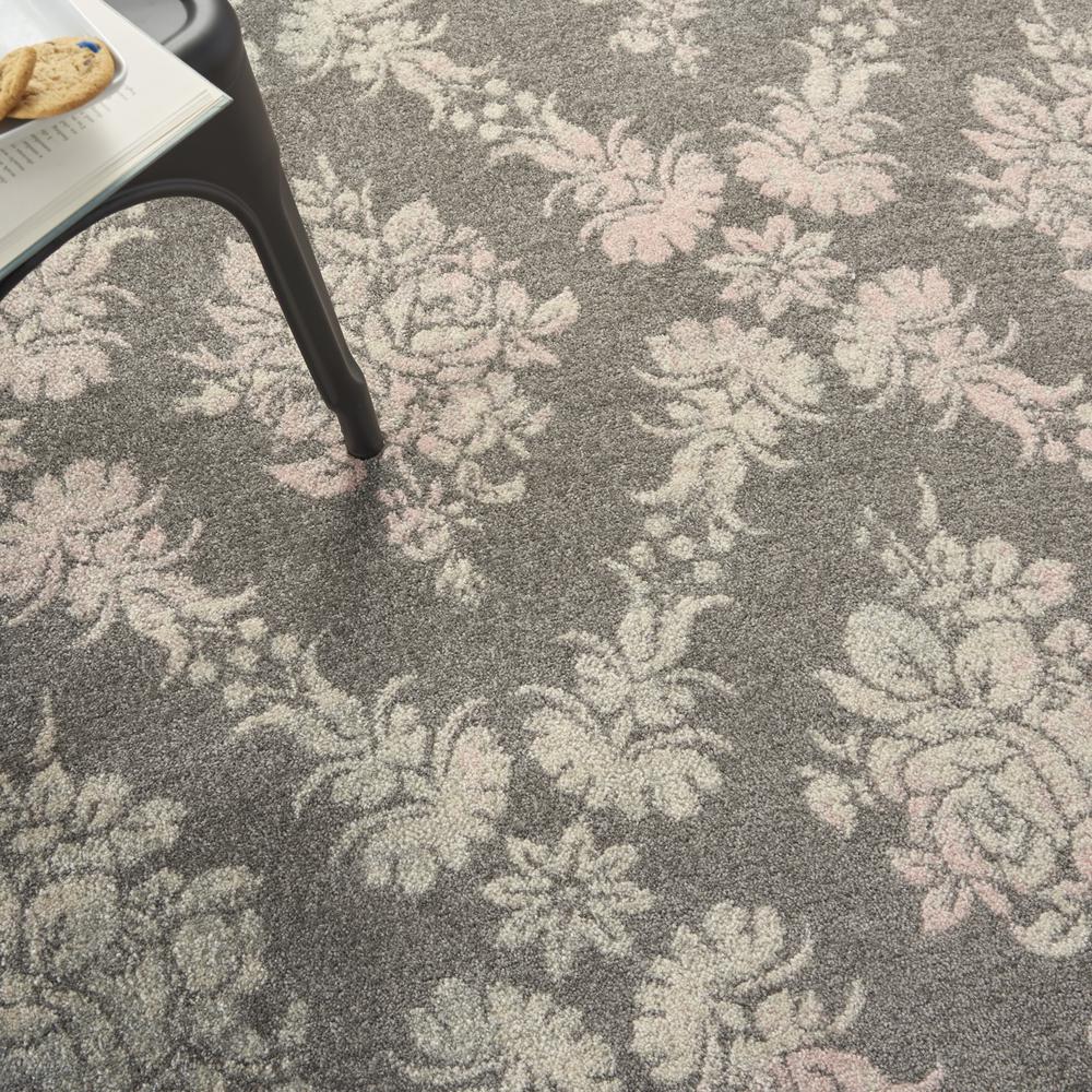 Tranquil Area Rug, Grey/Pink, 6' X 9'. Picture 8