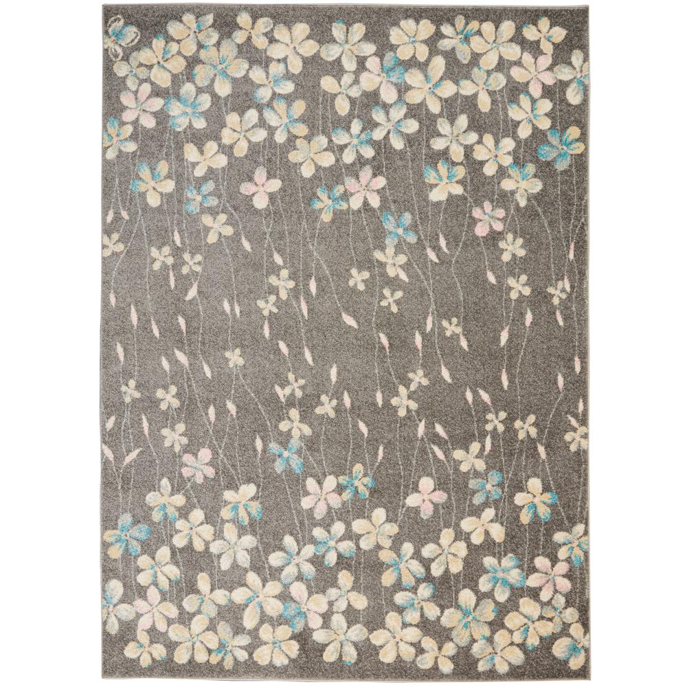 Tranquil Area Rug, Grey/Beige, 6' X 9'. Picture 1