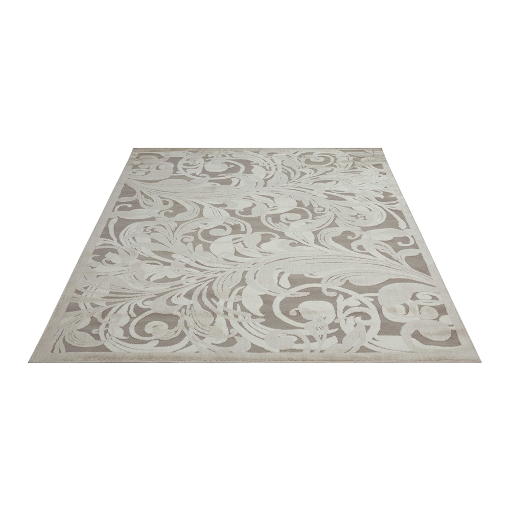 Graphic Illusions Area Rug, Grey/Camel, 5'3" x 7'5". Picture 5