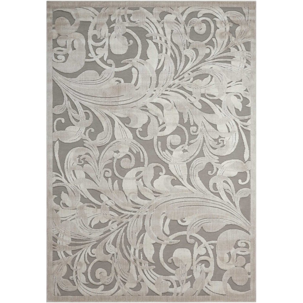 Graphic Illusions Area Rug, Grey/Camel, 5'3" x 7'5". Picture 1