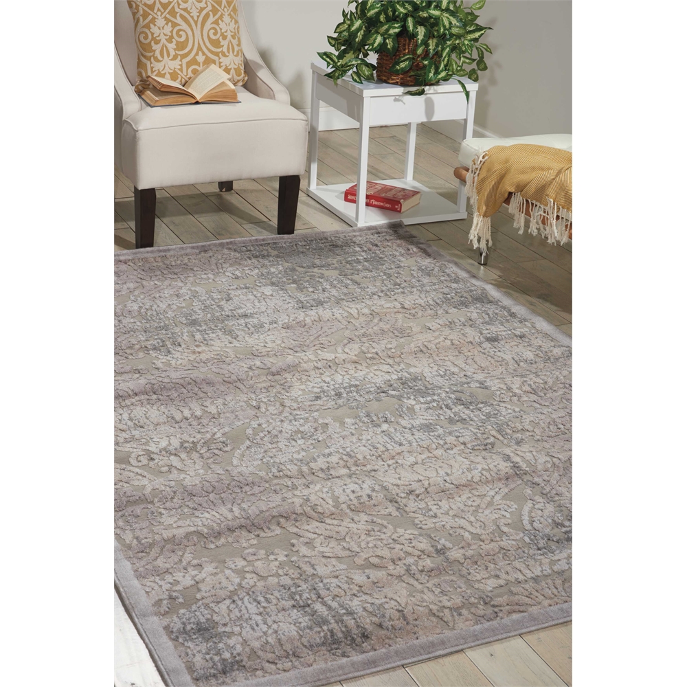 Graphic Illusions Area Rug, Grey, 5'3" x 7'5". Picture 6