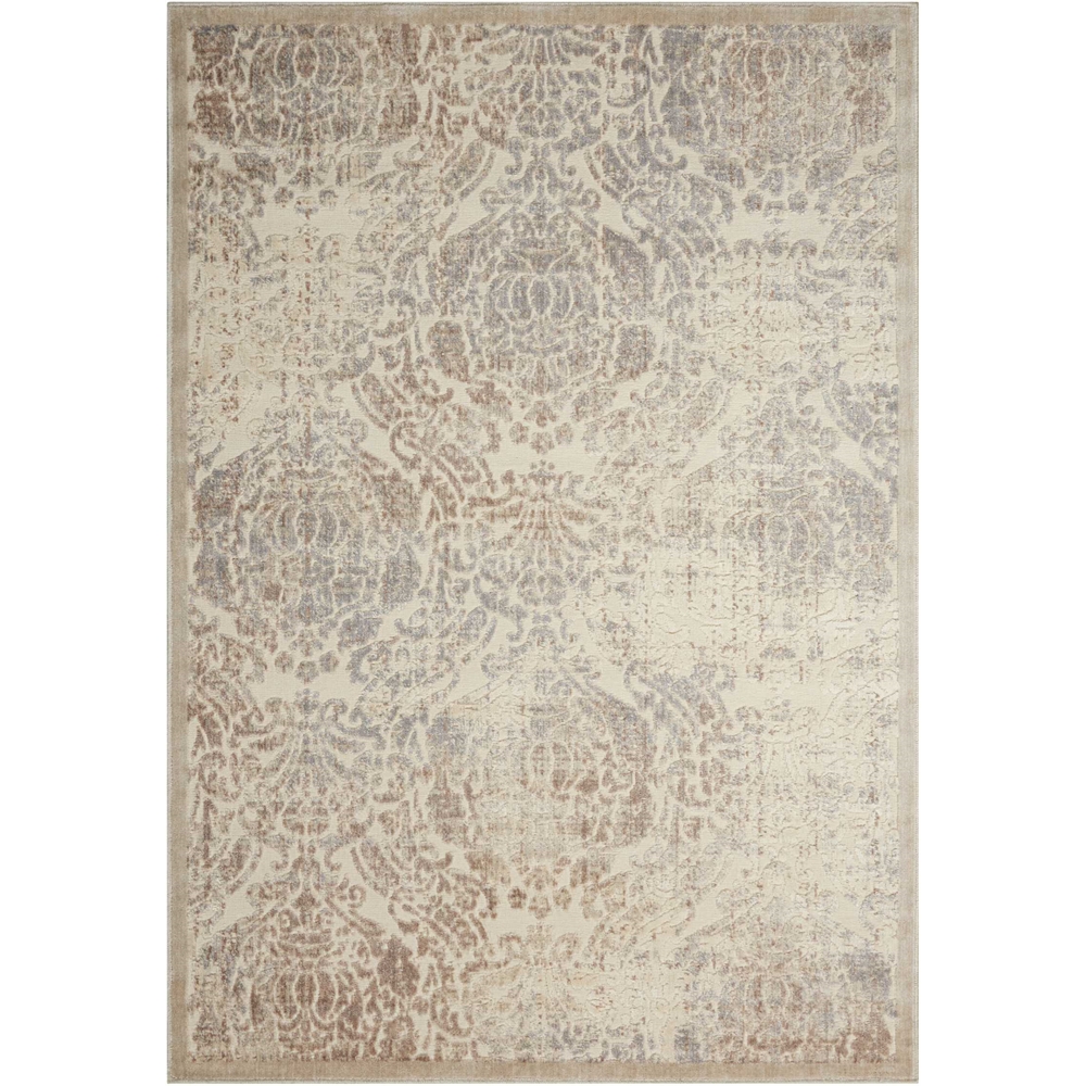 Graphic Illusions Area Rug, Ivory, 5'3" x 7'5". Picture 1