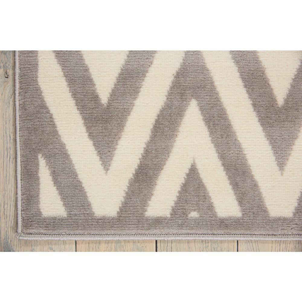 Grafix Area Rug, White/Grey, 5'3" x 7'3". Picture 4