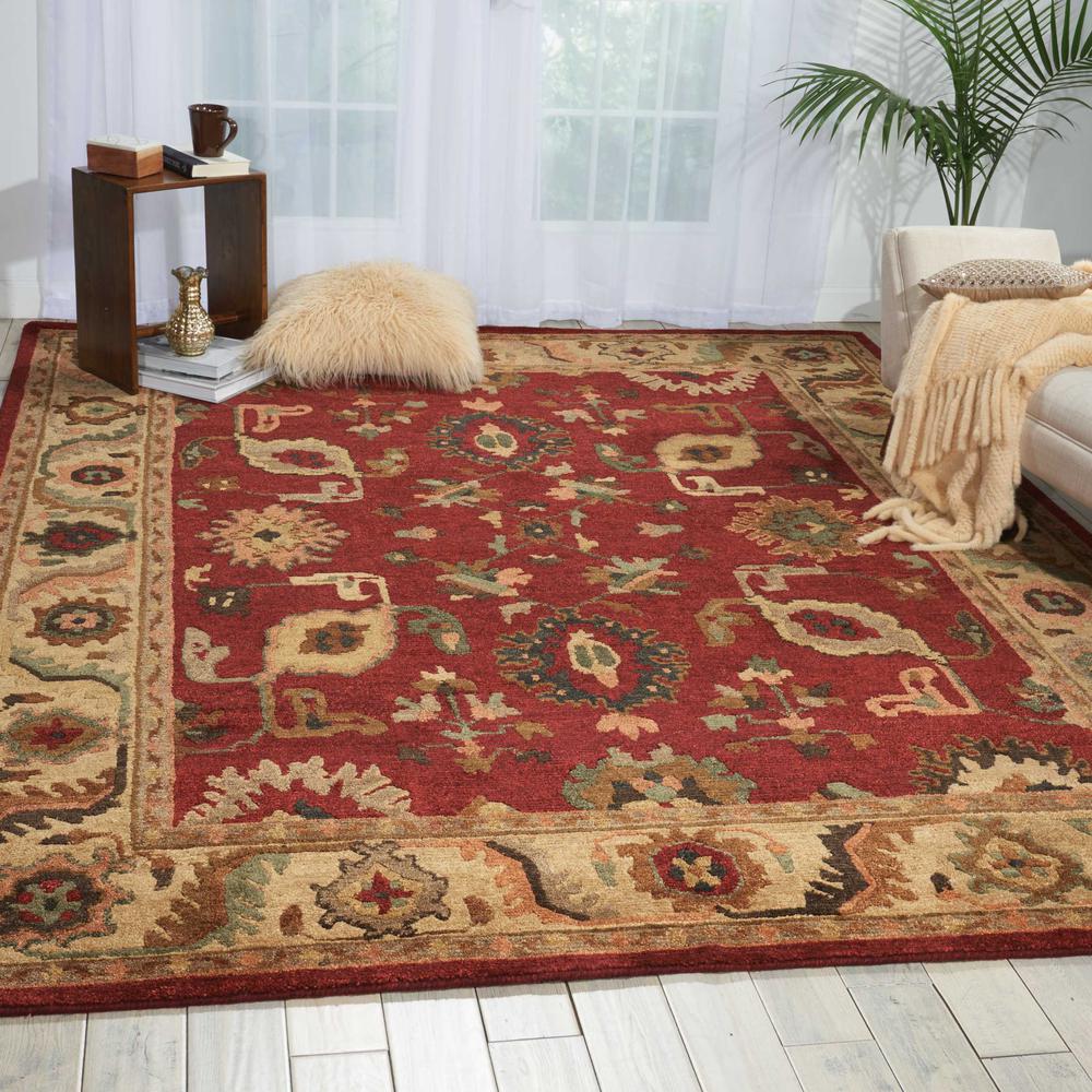 Tahoe Area Rug, Red, 7'9" x 9'9". Picture 2