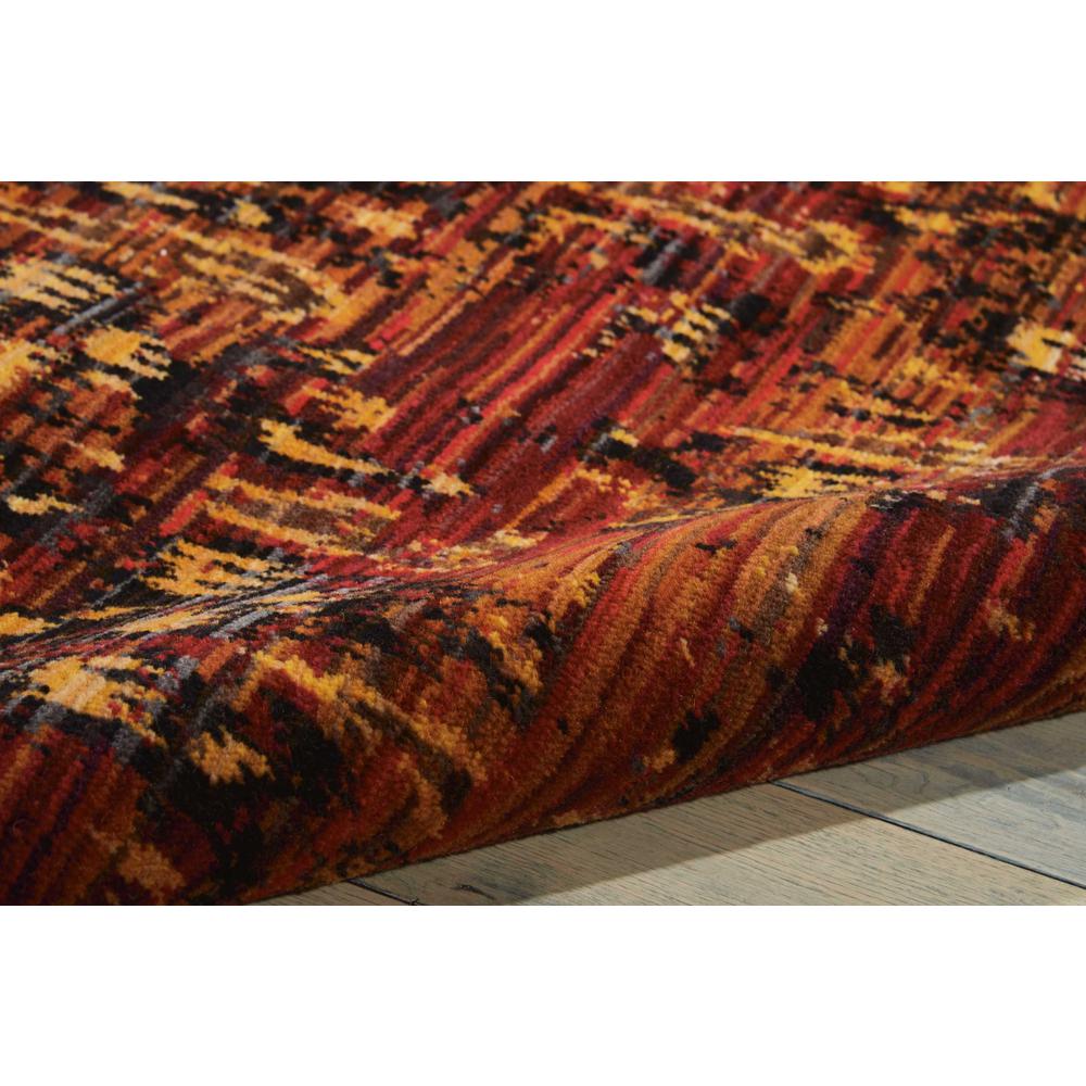 Rhapsody Area Rug, Flame, 9'9" x 13'. Picture 4