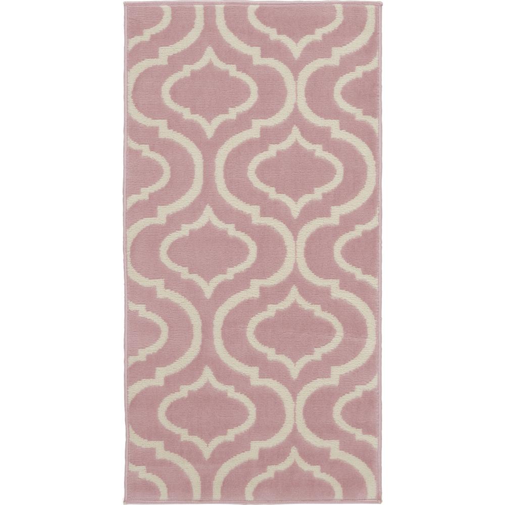 Jubilant Area Rug, Pink, 2' x 4'. Picture 1
