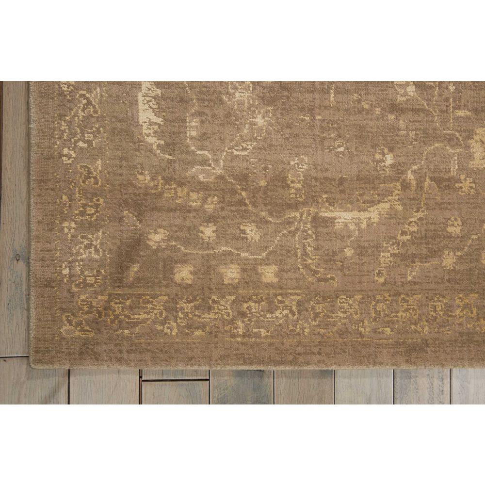 Silken Allure Area Rug, Taupe, 2'5" x 10'. Picture 3