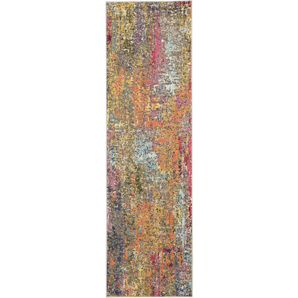 Celestial Area Rug, Sunset, 2'X6'. Picture 1