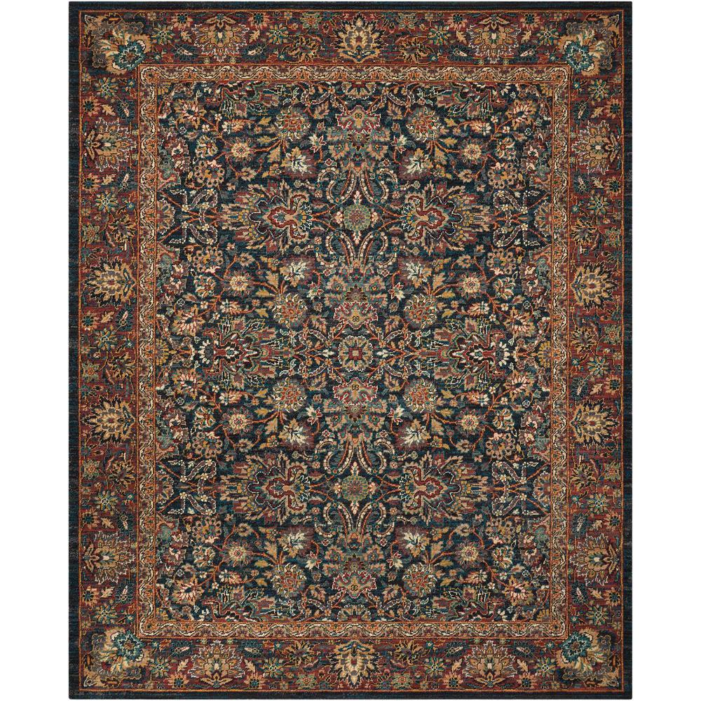 Nourison 2020 Area Rug, Navy, 5'3" x 7'5". Picture 1