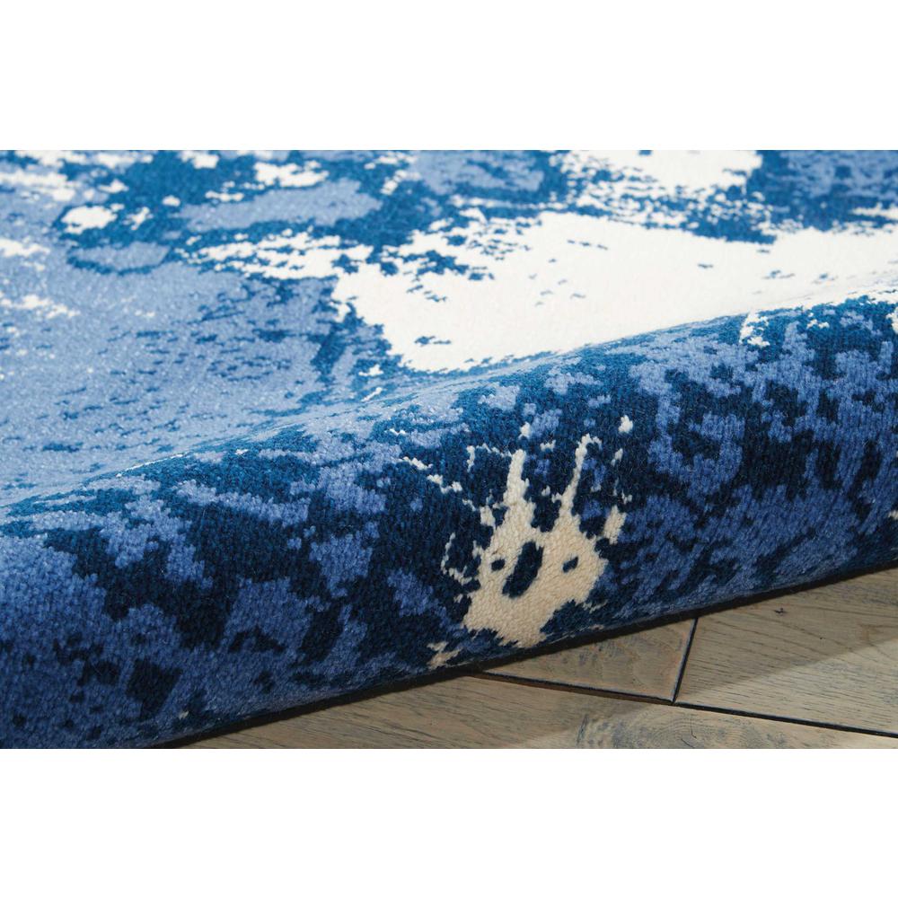 Twilight Area Rug, Blue/Ivory, 5'6" x 8'. Picture 3
