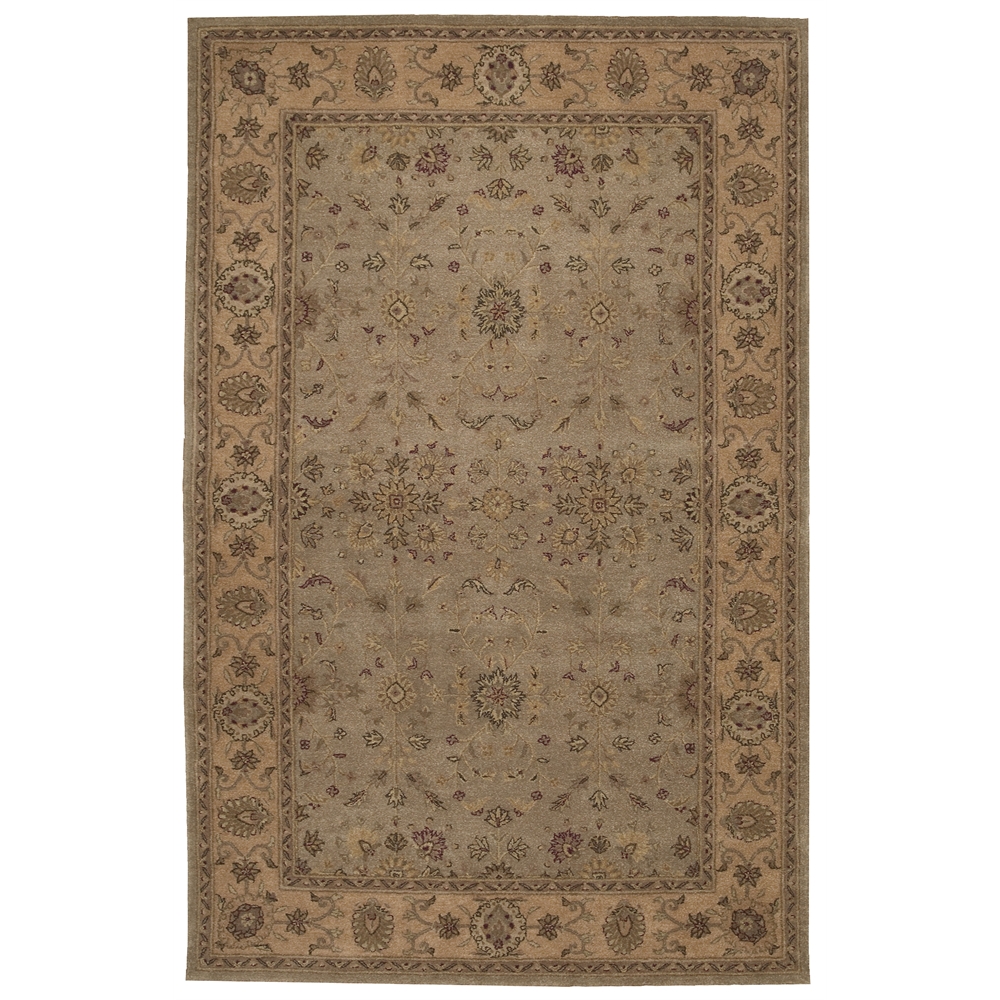 Heritage Hall Rectangle Rug By, Green, 5'6" X 8'6". Picture 1