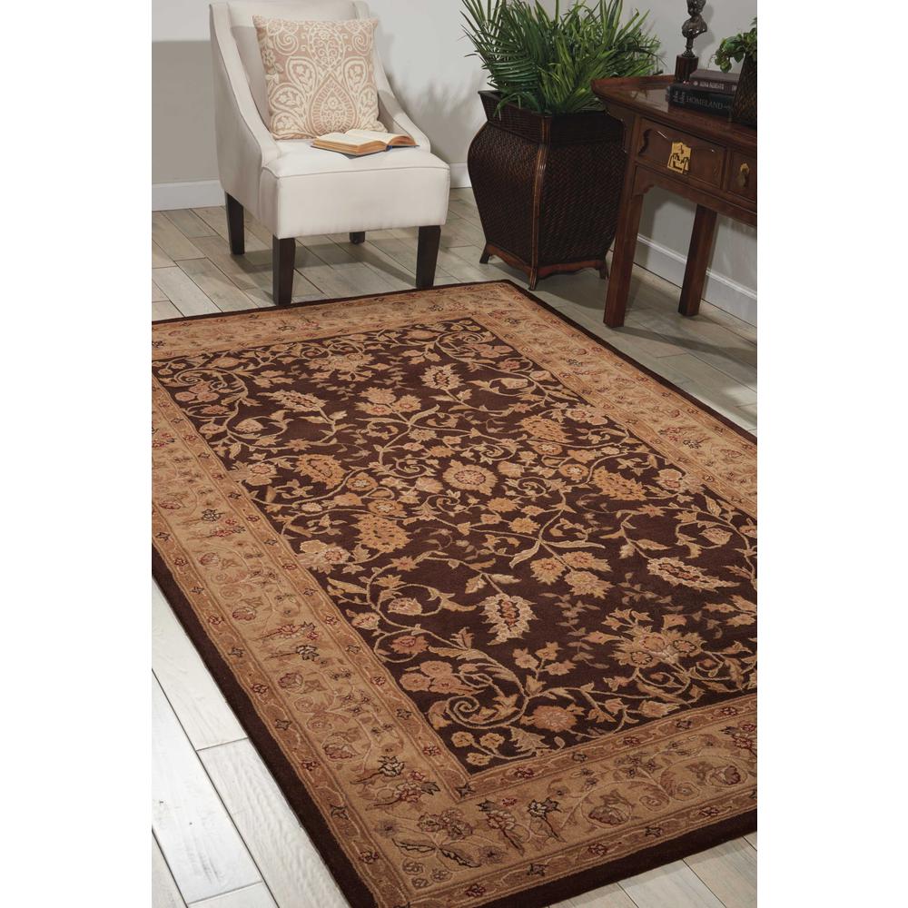 Nourison Heritage Hall Brown Area Rug. Picture 2