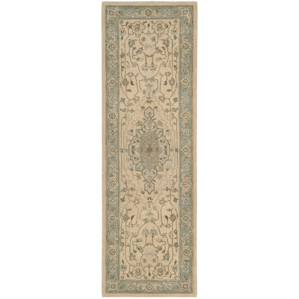 Heritage Hall Runner Rug By, Beige, 2'6" X 8'. Picture 1