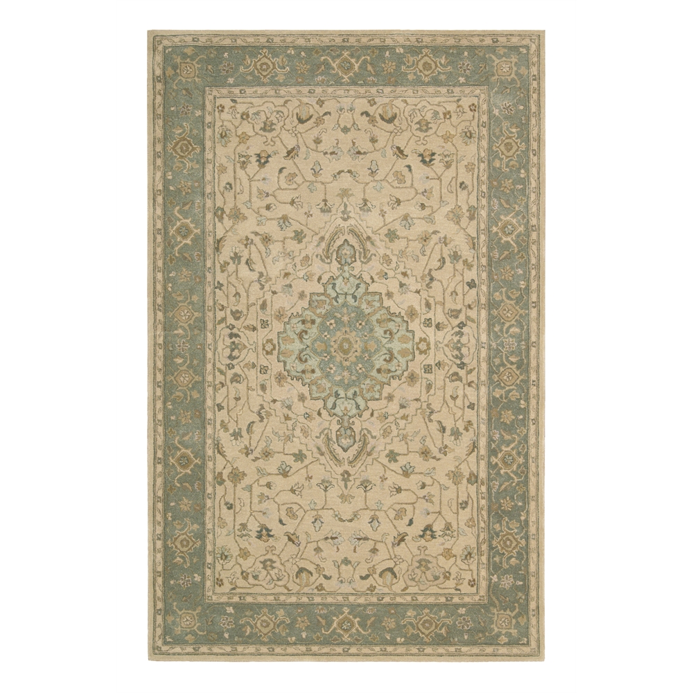 Heritage Hall Rectangle Rug By, Beige, 5'6" X 8'6". Picture 1