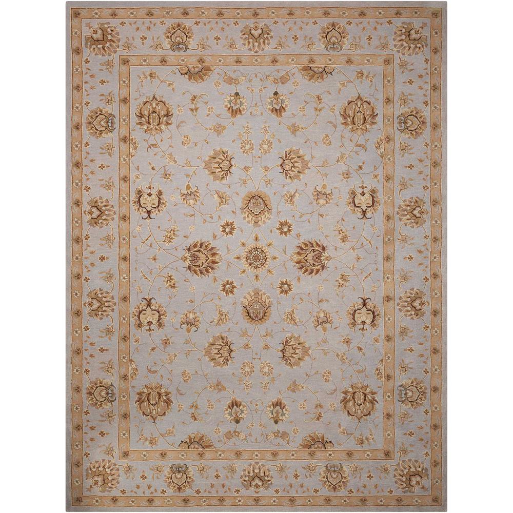 Nourison Heritage Hall Light Blue Area Rug. The main picture.