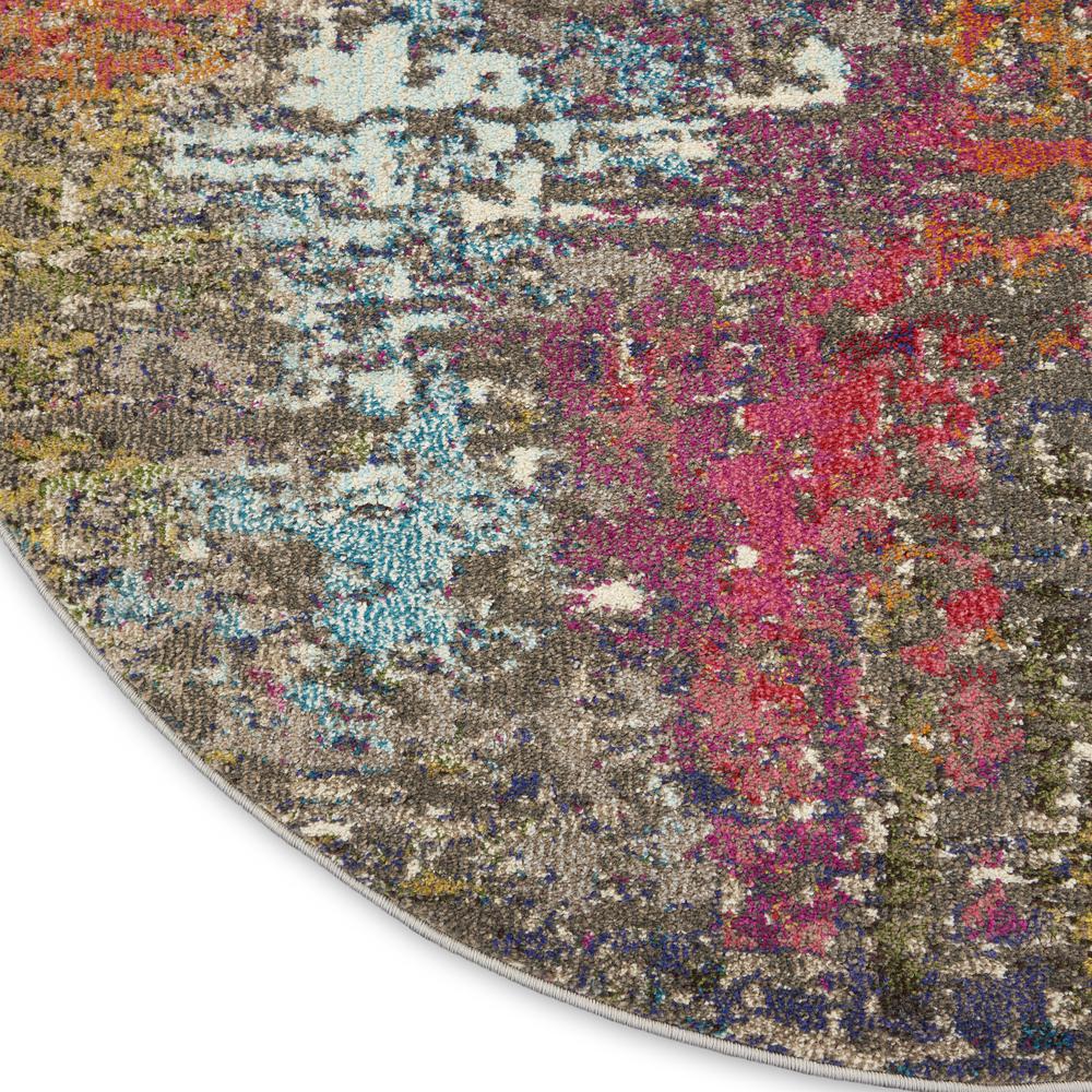 Modern & Contemporary Round Area Rug, 4' x Round. Picture 5