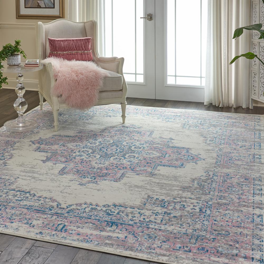 Grafix Area Rug, Ivory/Pink, 8'6" x 12'. Picture 6