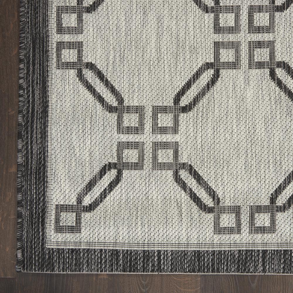GRD02 Garden Party Ivory/Charcoal Area Rug- 6' x 9'. Picture 4