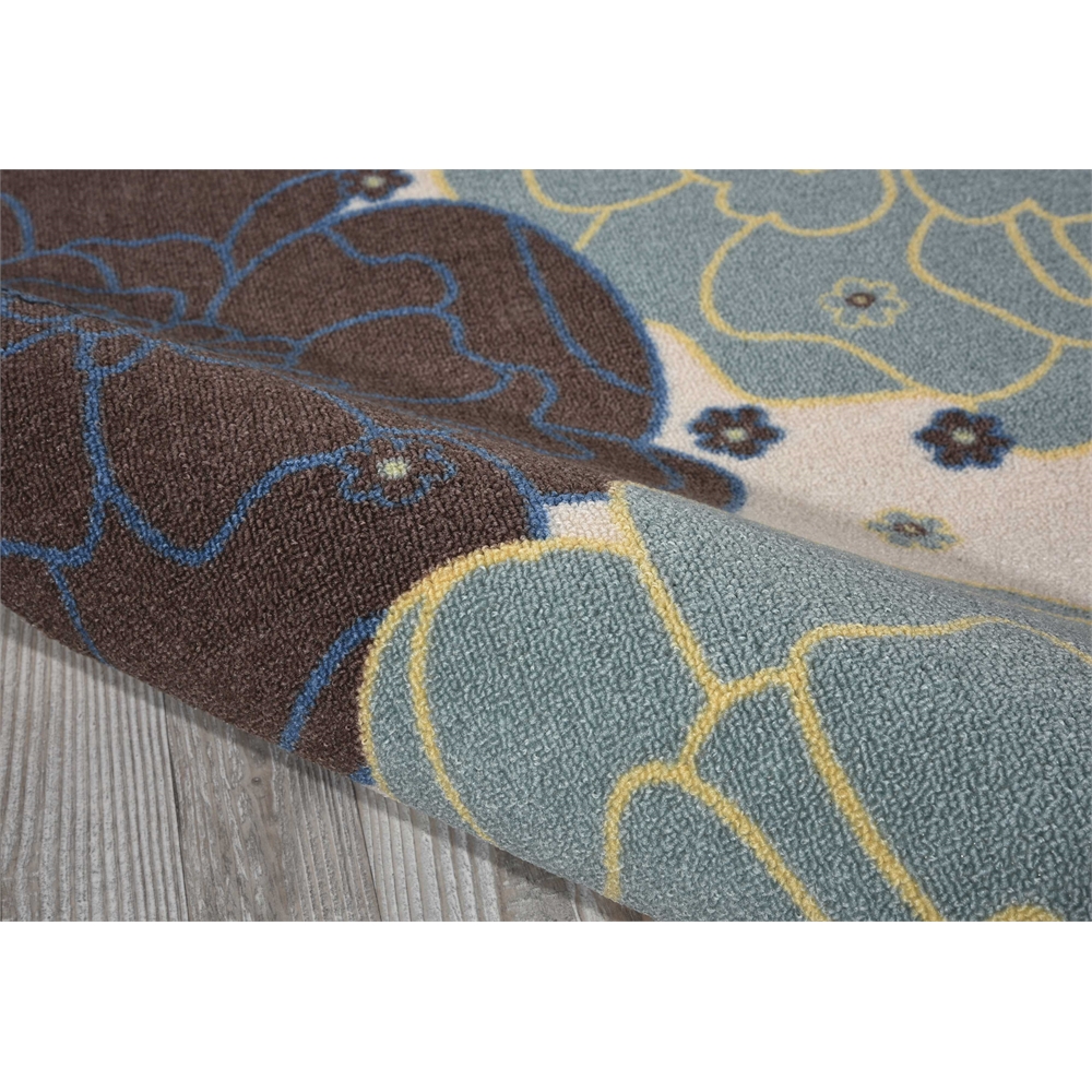 Home & Garden Area Rug, Light Blue, 2'3" x 8'. Picture 4