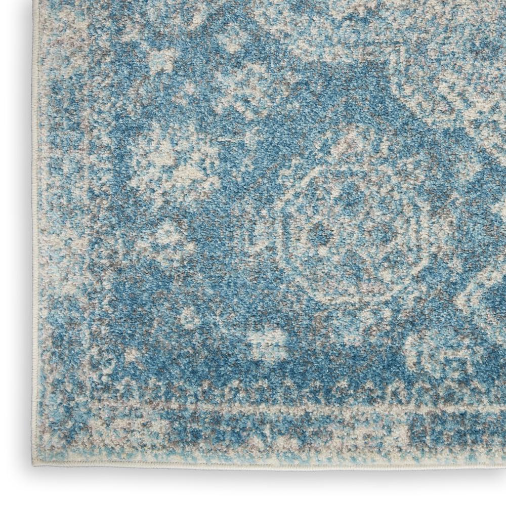 TRA13 Tranquil Lt.Blue/Ivory Area Rug- 5'3" x 7'3". Picture 5