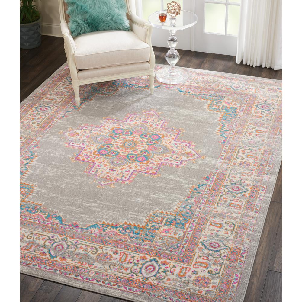 Passion Area Rug, Grey, 9' x 12'. Picture 5