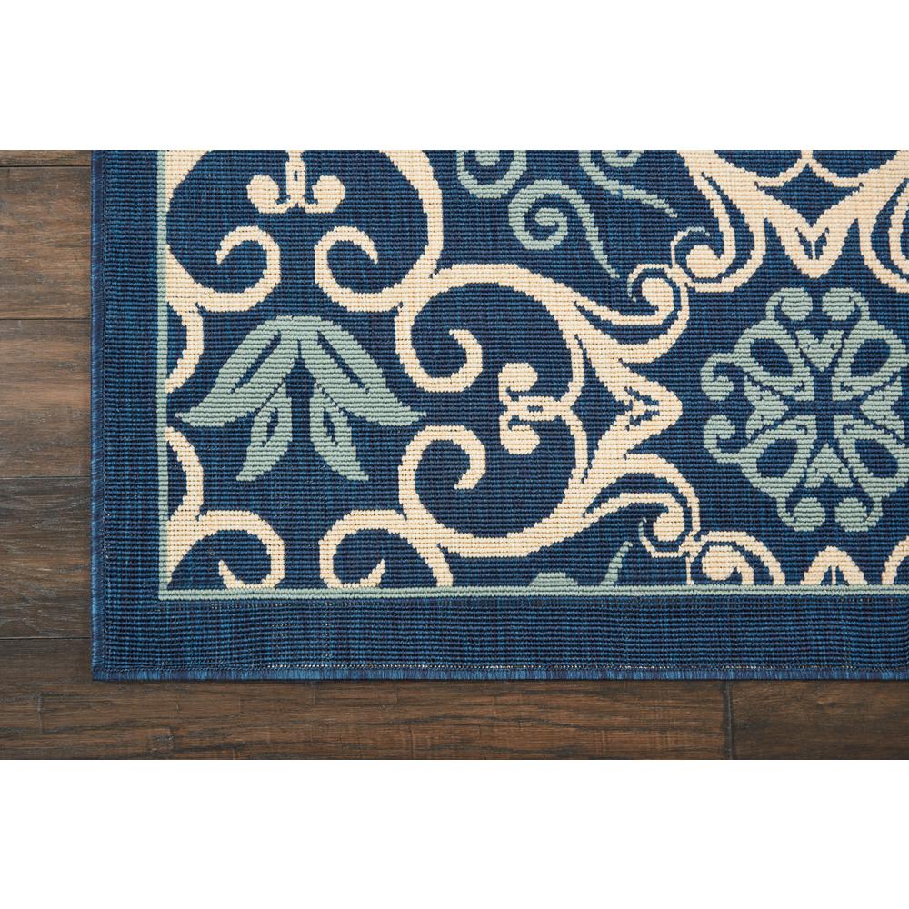 Caribbean Area Rug, Navy, 9'3" x 12'9". Picture 3