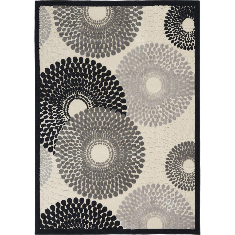 Graphic Illusions Area Rug, Parchment, 5'3" x 7'5". Picture 1