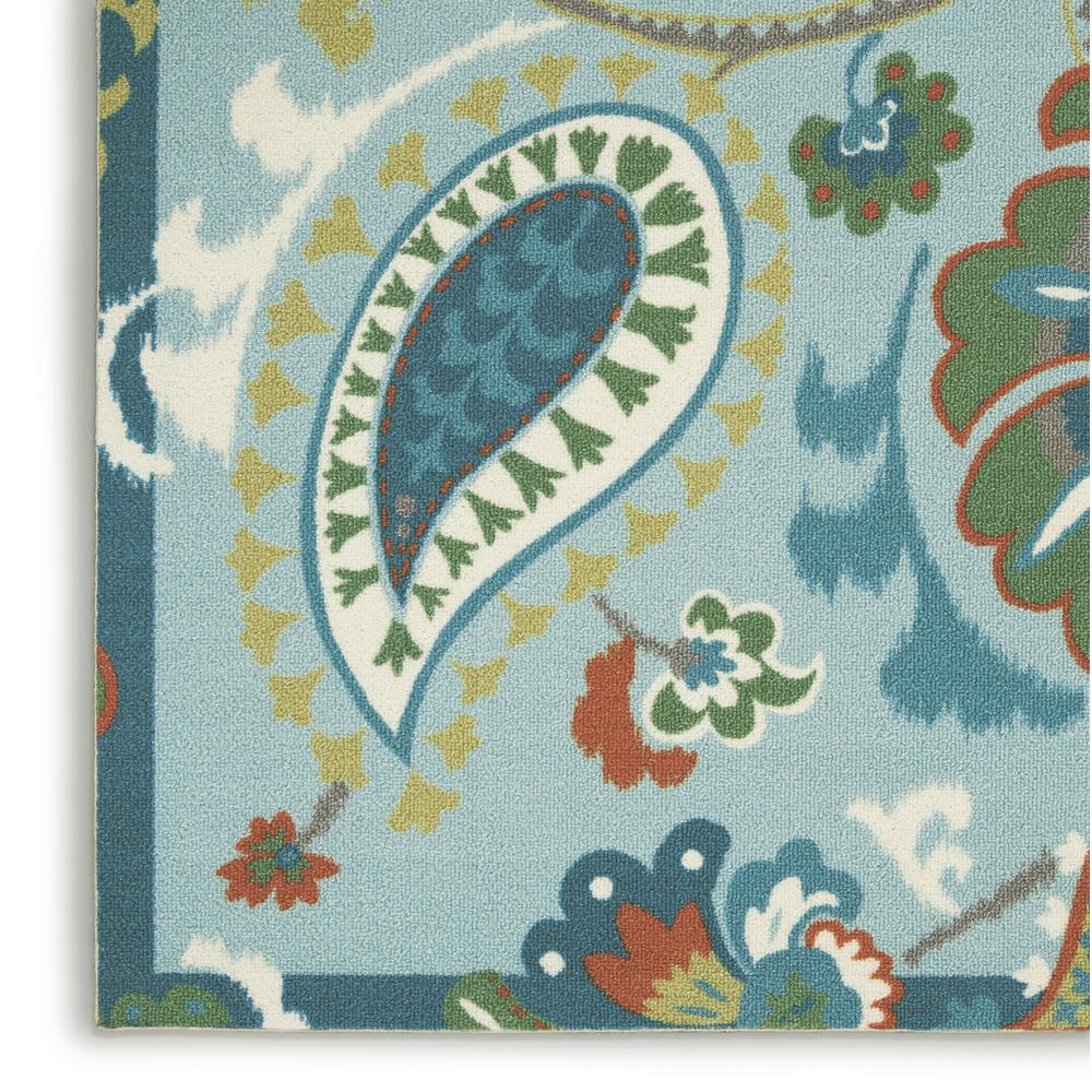 Sun N Shade Area Rug, Light Blue, 5'3" x 7'5". Picture 6