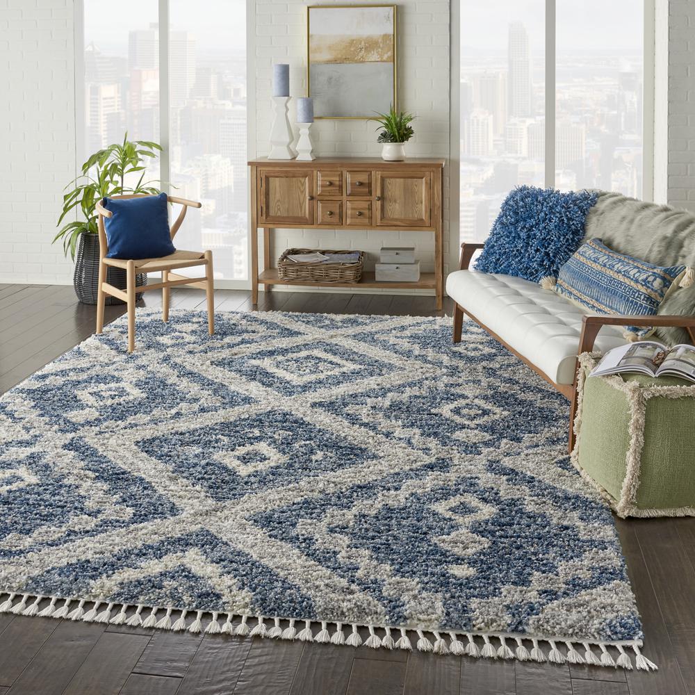 Shag Rectangle Area Rug, 8' x 11'. Picture 9