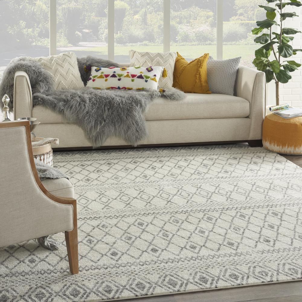 PSN41 Passion Ivory/Grey Area Rug- 8' x 10'. Picture 2