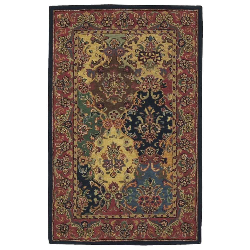 India House Area Rug, Multicolor, 3'6" x 5'6". The main picture.