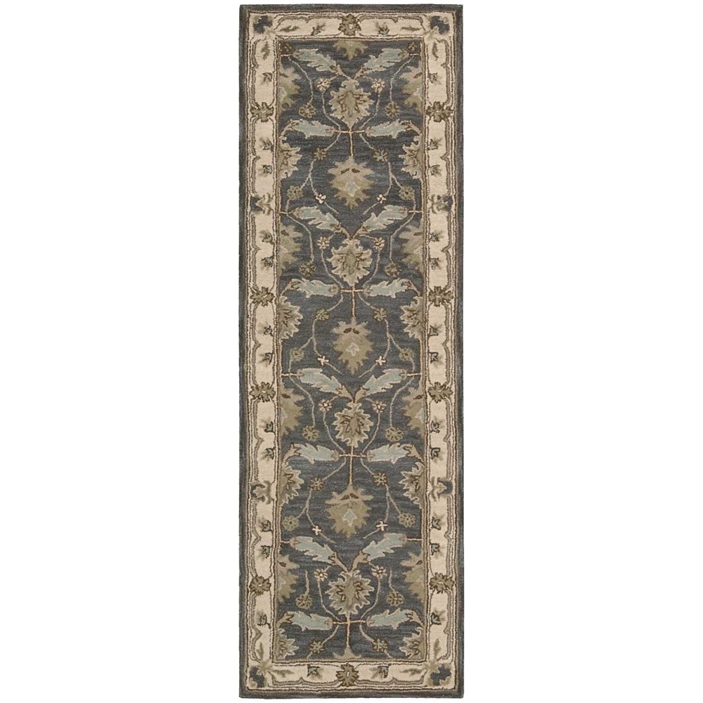 India House Area Rug, Blue, 2'3" x 7'6". Picture 1