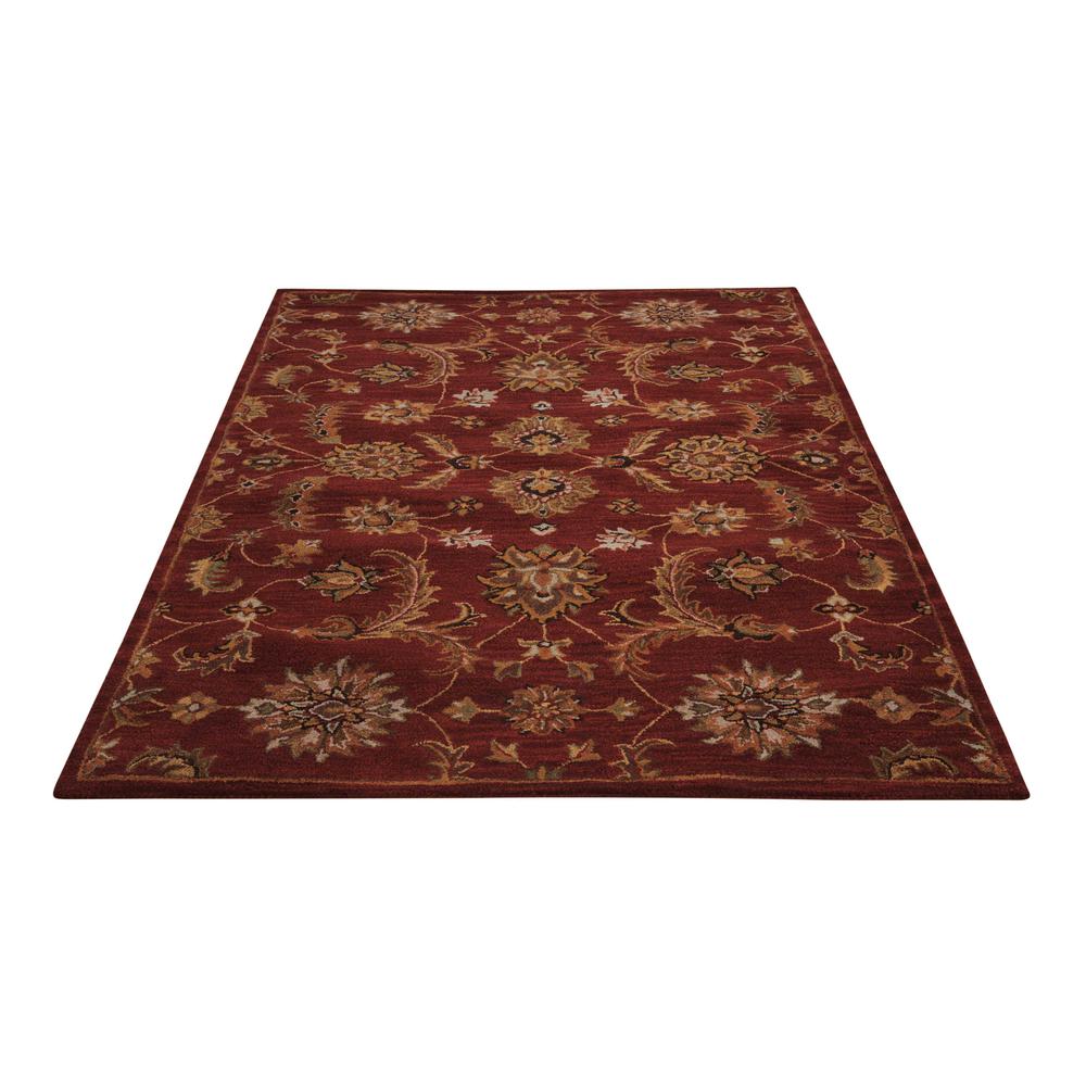 India House Area Rug, Brick, 2'6" x 4'. Picture 3