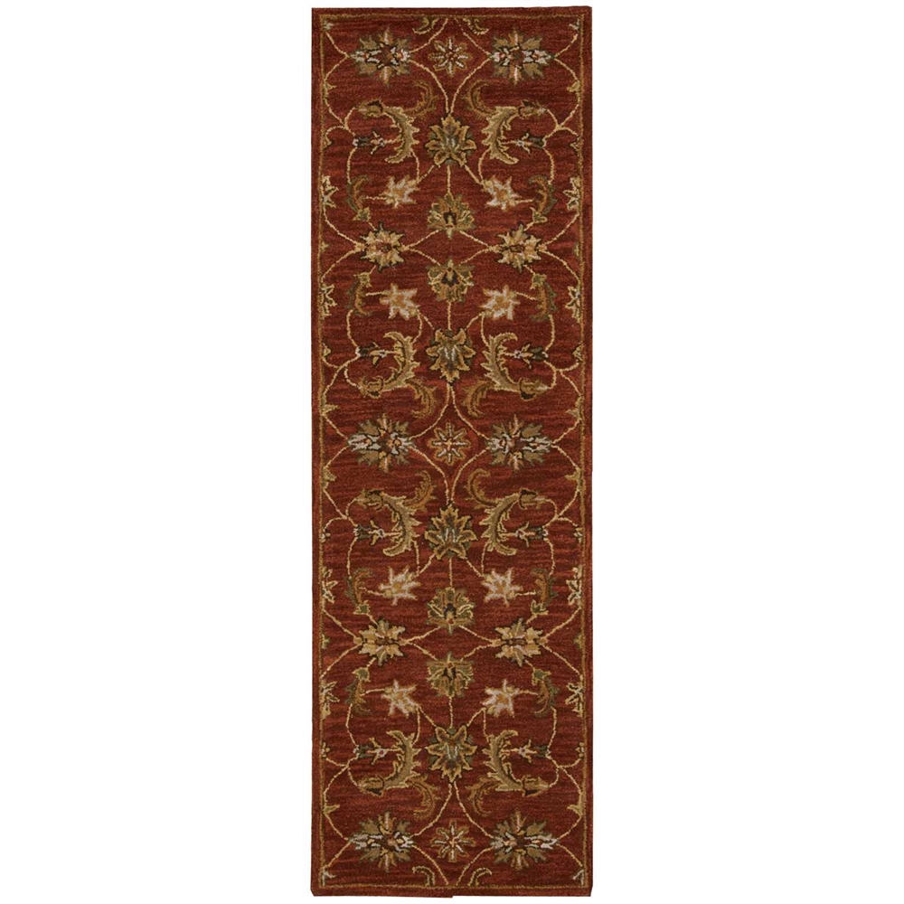 India House Area Rug, Brick, 2'3" x 7'6". Picture 1