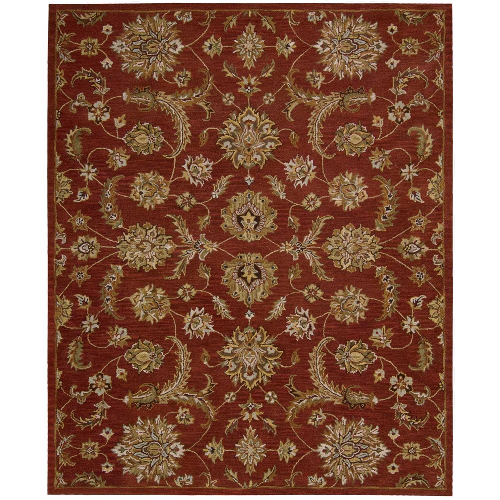 India House Area Rug, Brick, 8' x 10'6". Picture 1