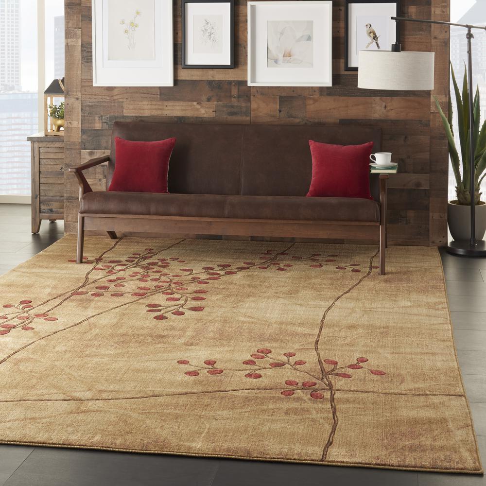 Rectangle Rustic Machine Made Area Rug. Picture 9
