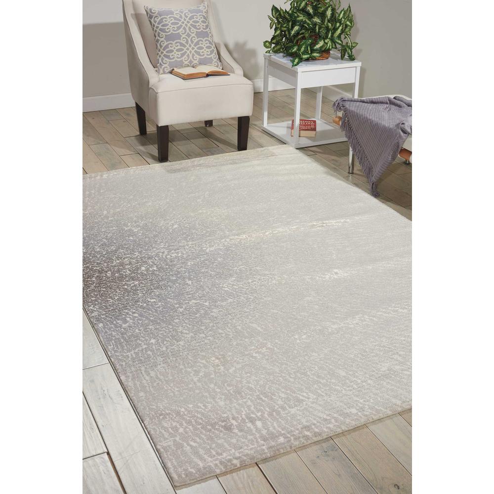 Twilight Area Rug, Ivory/Grey, 8'6" x 11'6". Picture 4