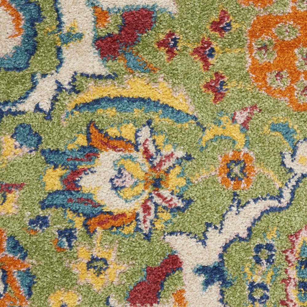 Bohemian Round Area Rug, 5' x Round. Picture 7