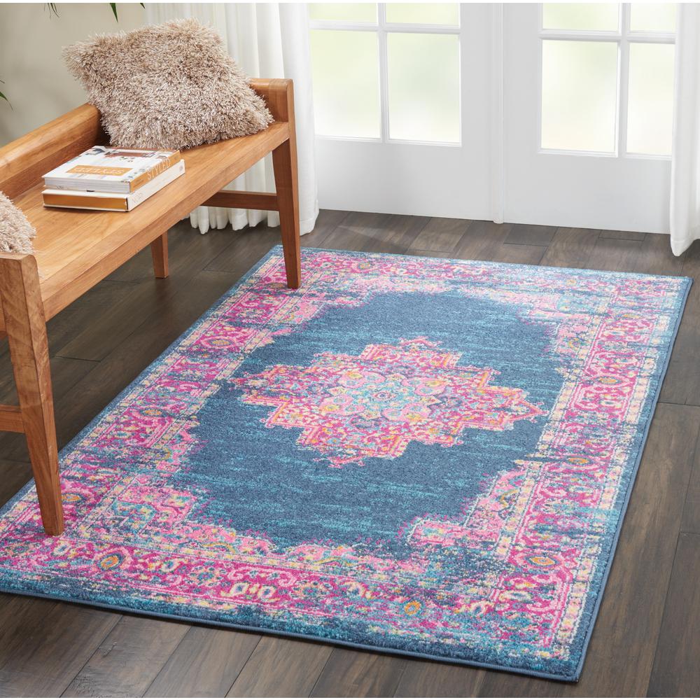 Bohemian Rectangle Area Rug, 4' x 6'. Picture 2