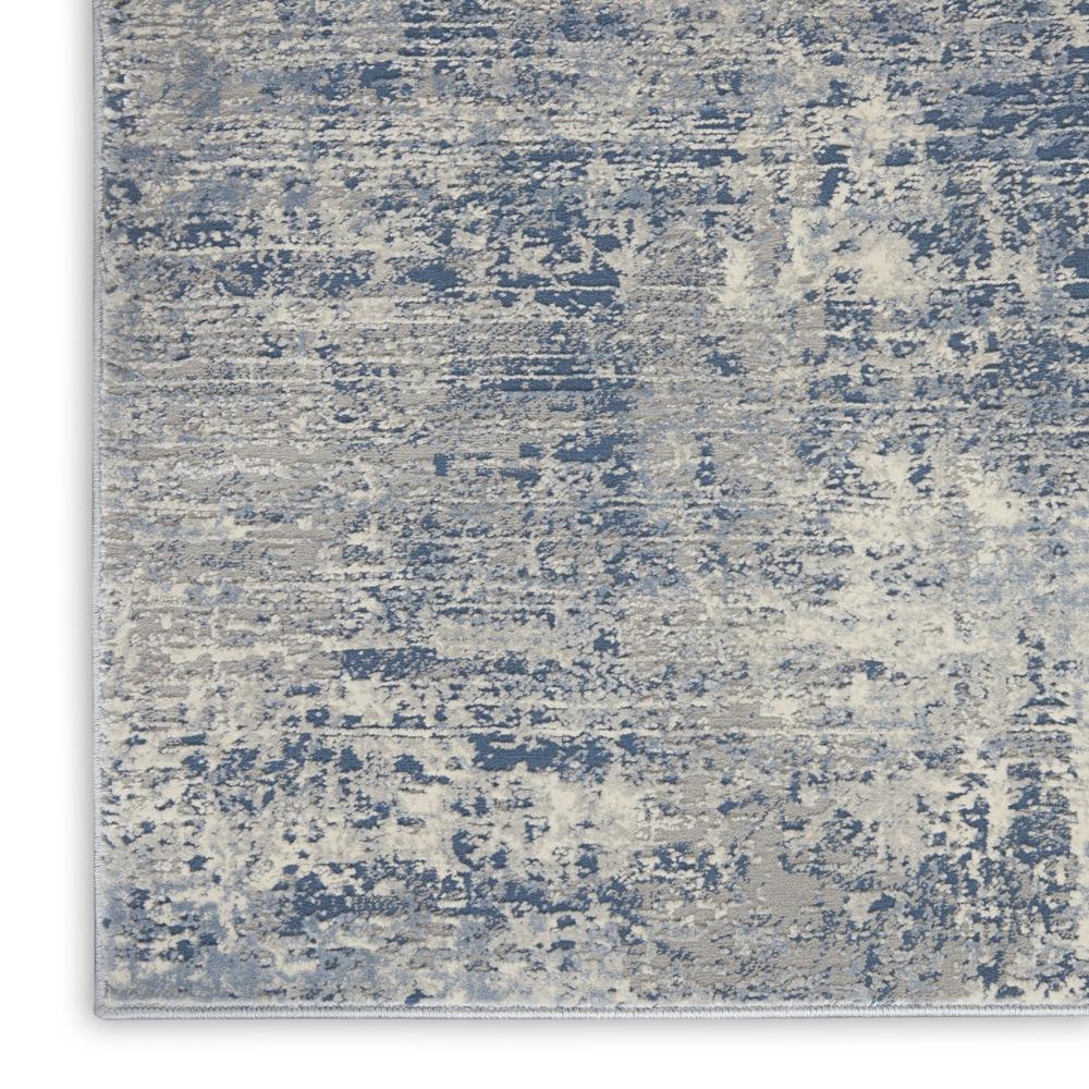 Kathy Ireland Grand Expressions Runner Area Rug, Blue/Ivory, 2'2" x 7'7", KI57. Picture 5